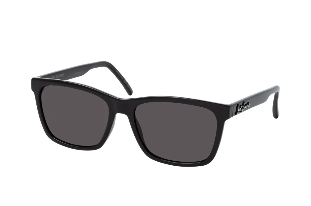 Saint Laurent SL318 - 001 - 56 Sonnenbrillen Schwarz Eckig