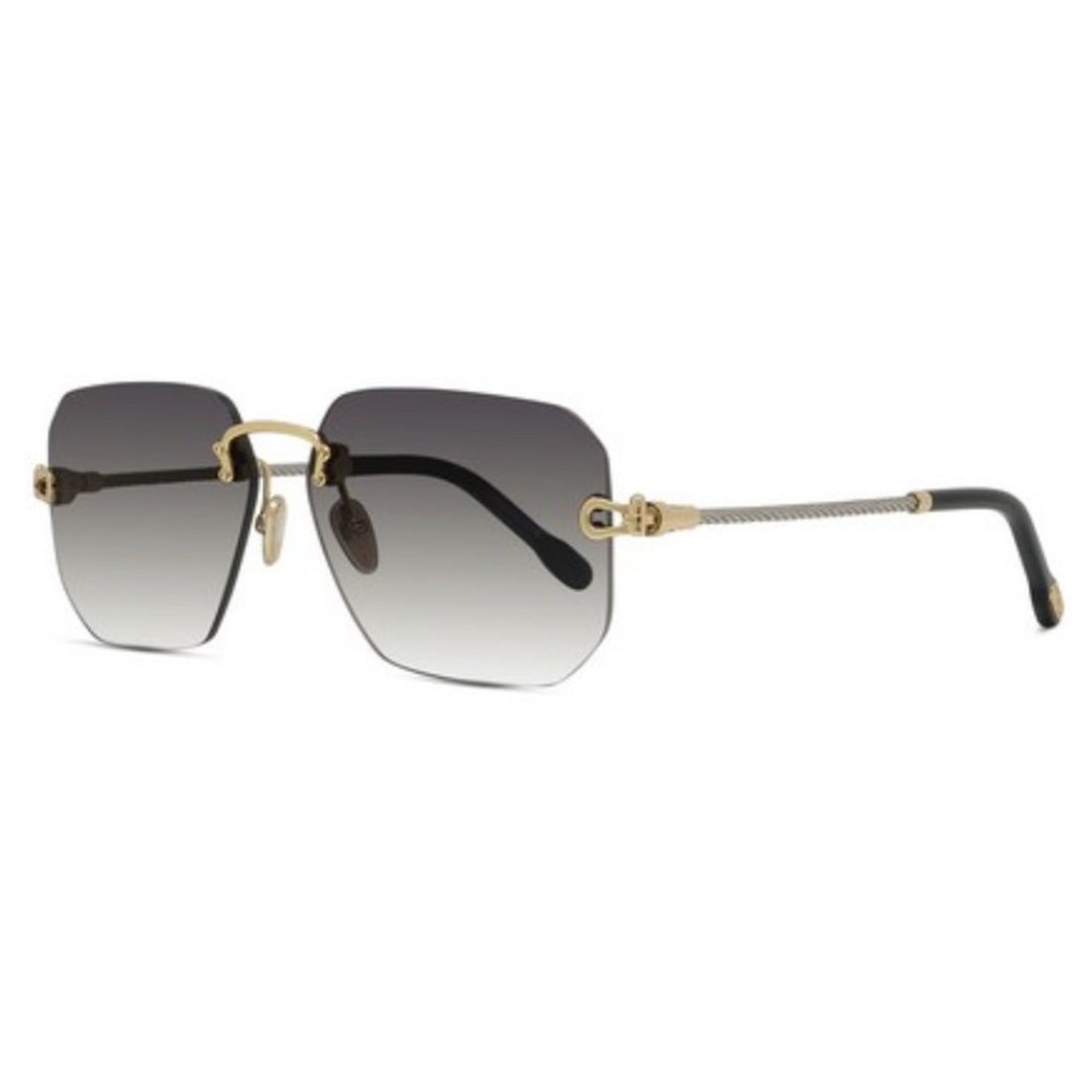Fred FG40067U - 30B - 60 Sonnenbrillen Gold Eckig