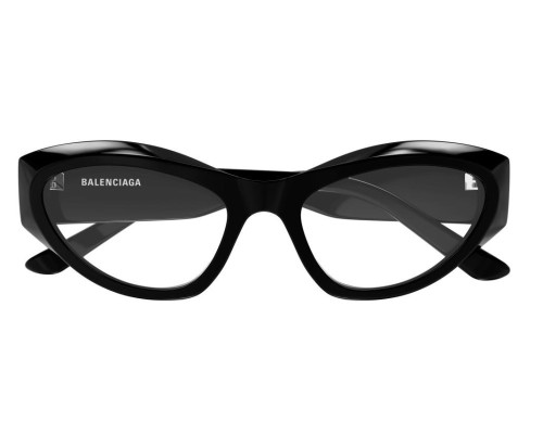 Balenciaga BB0400O - 001 - 55 Brillenfassungen Schwarz Cat Eye
