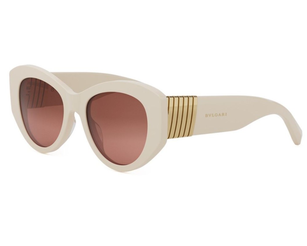 Bvlgari BV40050I - 25F - 52 Sonnenbrillen Weiß Cat Eye