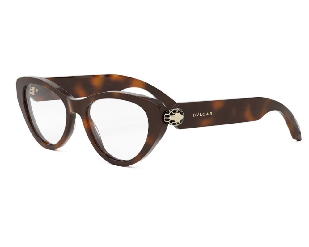 Bvlgari BV50029I SERPENTI - 053 - 52 Brillenfassungen Havanna Cat Eye