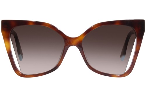 Fendi FE40010U - 53F - 55 Sonnenbrillen Havanna Cat Eye