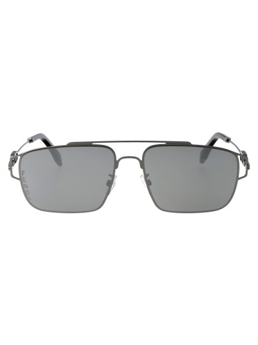 Fendi FE40090U - 14C - 56 Sonnenbrillen Schwarz Pilot (Aviator)