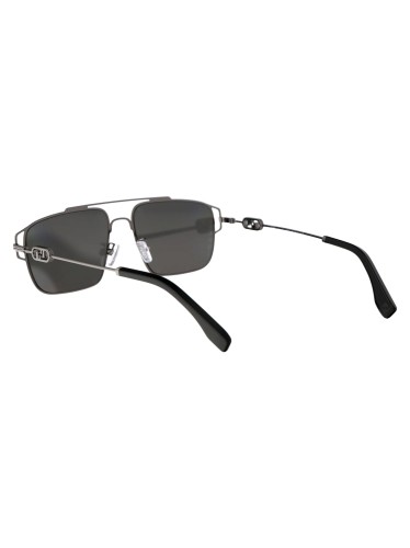 Fendi FE40090U - 14C - 56 Sonnenbrillen Schwarz Pilot (Aviator)