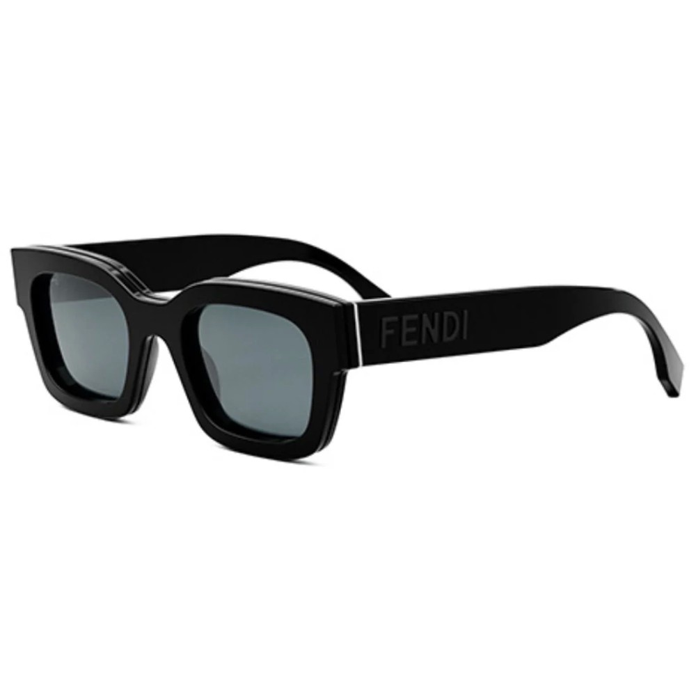 Fendi FE40119F - 01V - 53 Sonnenbrillen Schwarz Eckig