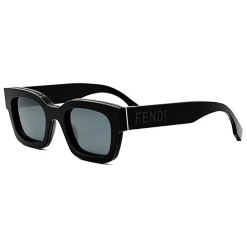 Fendi FE40119F - 01V - 53 Sonnenbrillen Schwarz Eckig