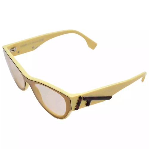 Fendi FE40135I - 39E - 139 Sonnenbrillen Braun Cat Eye