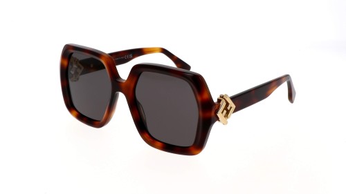 Fendi FE40139F - 53A - 54 Sonnenbrillen Havanna Eckig