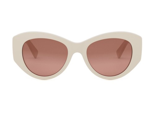 Bvlgari BV40050I - 25F - 52 Sonnenbrillen Weiß Cat Eye
