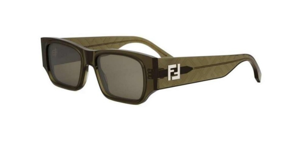 Fendi FE40144I - 96N - 54 Sonnenbrillen Grün Eckig
