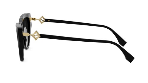 Fendi FE40149I - 01A - 54 Sonnenbrillen Schwarz Cat Eye