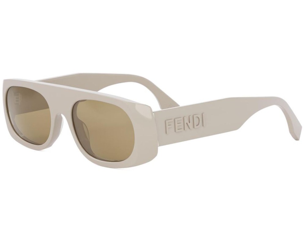 Fendi FE40169I - 45E - 54 Sonnenbrillen Beige Eckig