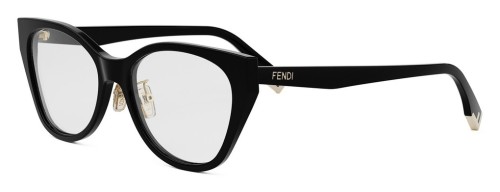 Fendi FE50120F - 001 - 54 Brillenfassungen Schwarz Cat Eye