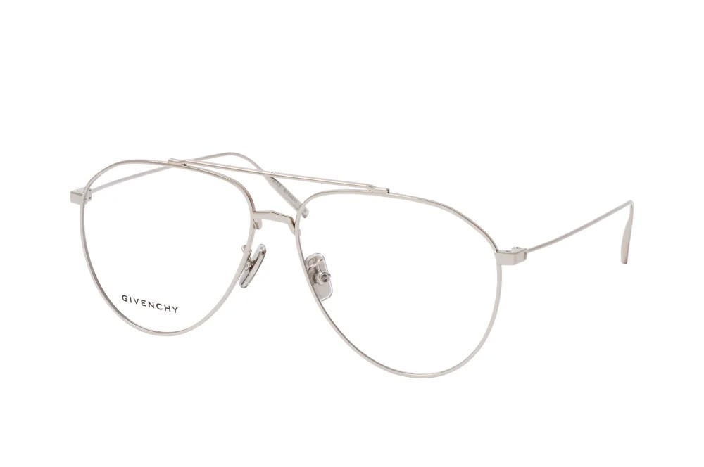 Givenchy GV50006U - 016 - 58 Brillenfassungen Silber Pilot (Aviator)