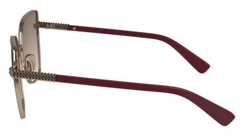 Lanvin LNV132S - 773 - 57 Sonnenbrillen Roségold Eckig