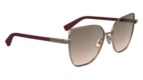 Lanvin LNV132S - 773 - 57 Sonnenbrillen Roségold Eckig