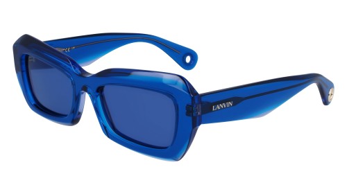Lanvin LNV662S - 450 - 54 Sonnenbrillen Blau Eckig