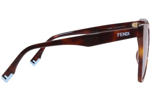 Fendi FE40010U - 53F - 55 Sonnenbrillen Havanna Cat Eye