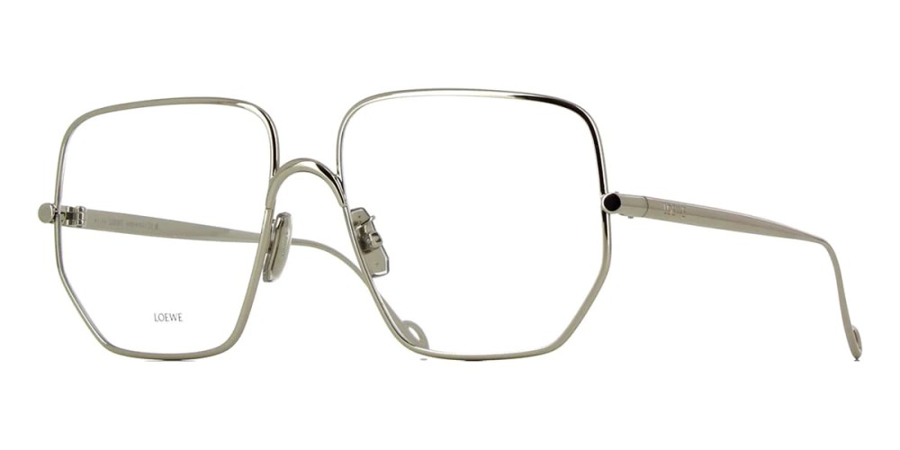 Loewe LW50079U BLUE LIGHT FILTER - 016 - 58 - MIT BLAU-VIOLETTEM LICHTFILTER-GLÄSERN Brillenfassungen Silber Eckig