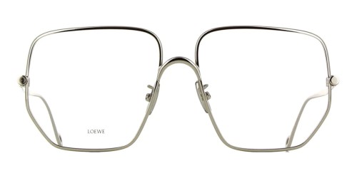 Loewe LW50079U BLUE LIGHT FILTER - 016 - 58 - MIT BLAU-VIOLETTEM LICHTFILTER-GLÄSERN Brillenfassungen Silber Eckig
