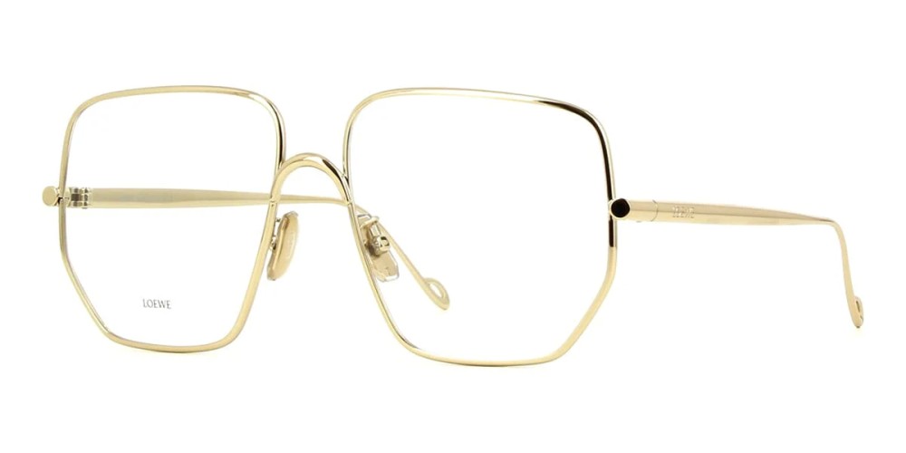 Loewe LW50079U - 032 - 58 Brillenfassungen Gold Eckig