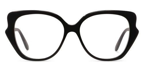 Loewe LW50092I - 001 - 54 Brillenfassungen Schwarz Schmetterling