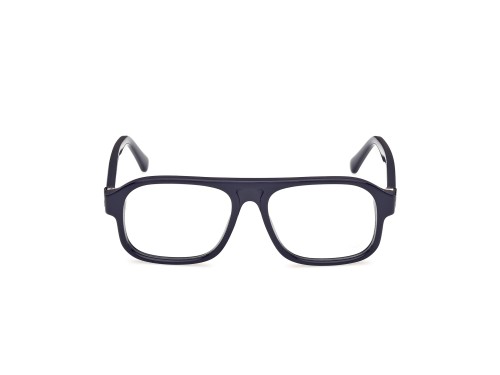 Moncler ML5198 - 090 - 54 Brillenfassungen Blau Pilot (Aviator)