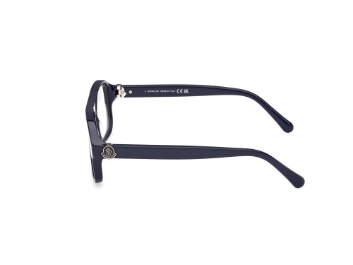 Moncler ML5198 - 090 - 54 Brillenfassungen Blau Pilot (Aviator)