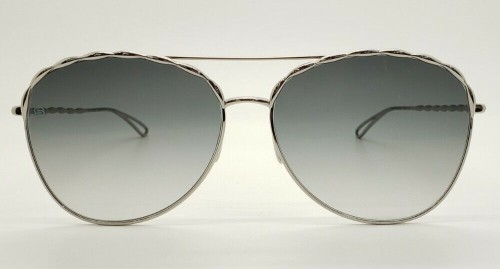 Elie Saab ES008/S - 84J 5B - 59 Sonnenbrillen Silber Pilot (Aviator)