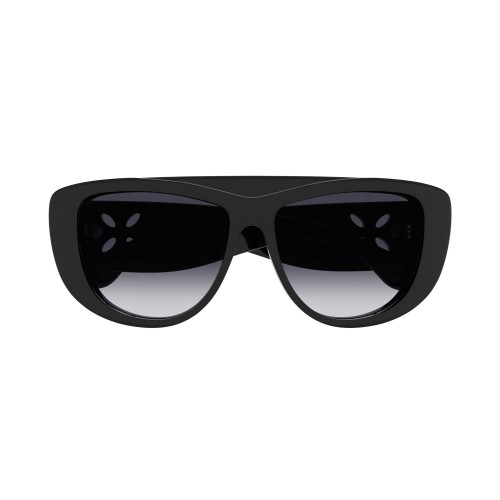 Alaia AA0056S - 001 - 56 Sonnenbrillen Schwarz Flacher Oberteil