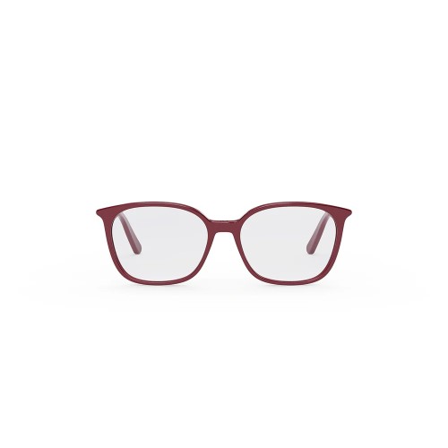 Dior MINI CD O S4I - 3500 - 54 Brillenfassungen Rot Eckig