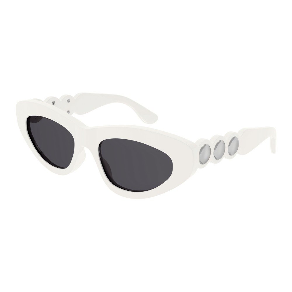 Alaia AA0058S - 002 - 53 Sonnenbrillen Weiß Cat Eye