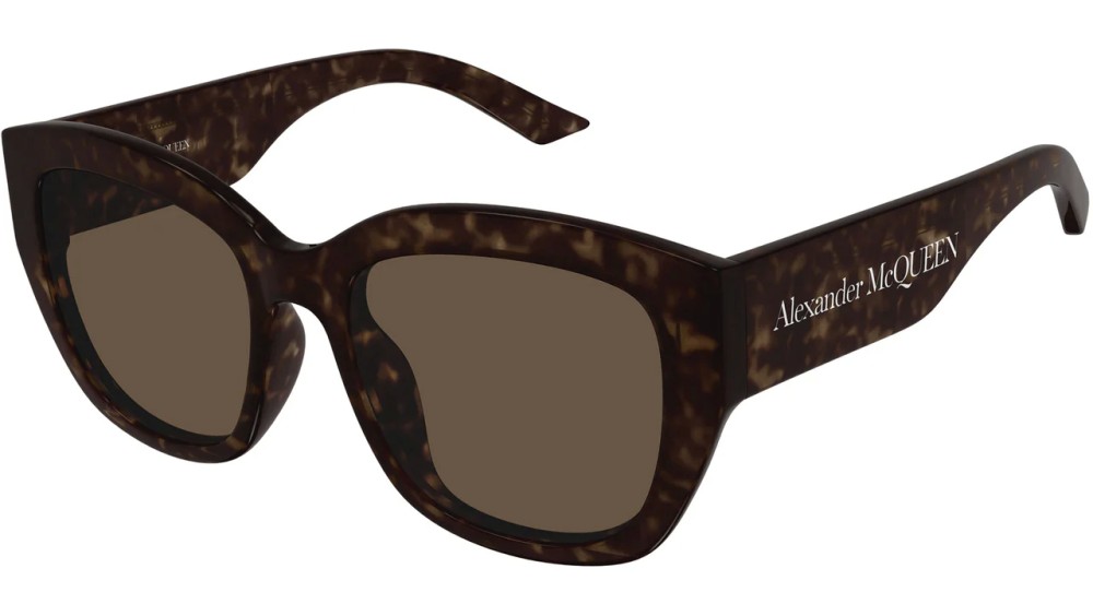 Alexander McQueen AM0451SA - 002 - 55 Sonnenbrillen Kissenform (Abgerundet)