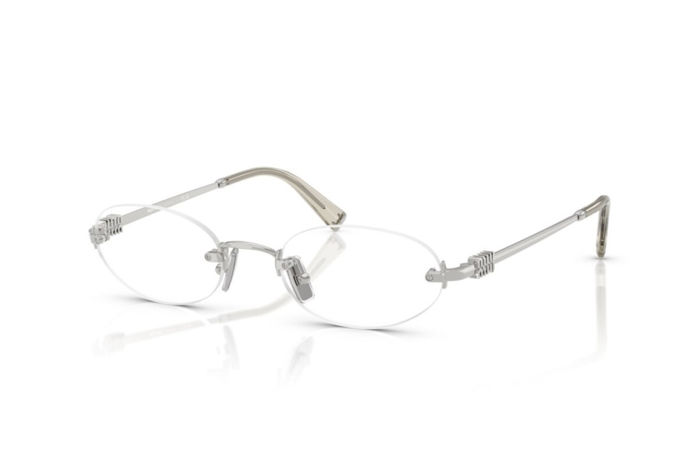 MIU MIU MU 53WV - ​1BC1O1 - ​53 Brillenfassungen Silber Oval