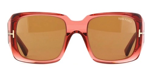 Tom Ford FT1035 RYDER-02 - 72E - 51 Sonnenbrillen Rosa Eckig