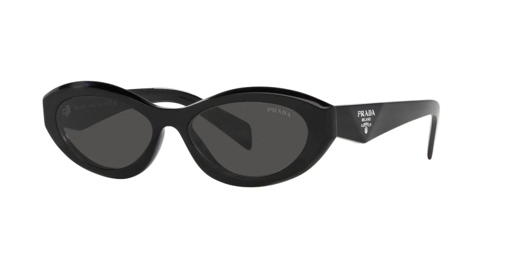 PRADA PR 26ZS - ​16K08Z - ​55 Sonnenbrillen Schwarz Oval