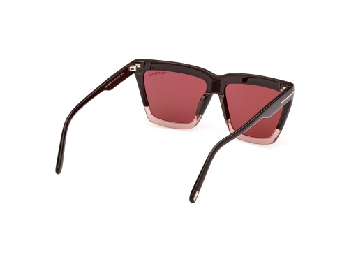 Tom Ford FT1110 EDEN - 50Z - 56 Sonnenbrillen Braun, Rosa Eckig