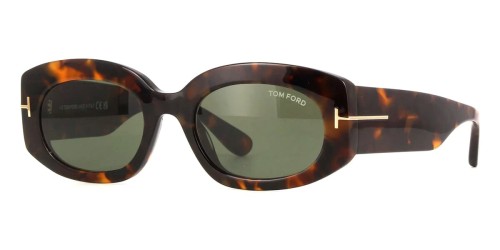 Tom Ford FT1187-F CIELLE - 52N - 54 Sonnenbrillen Havanna Oval