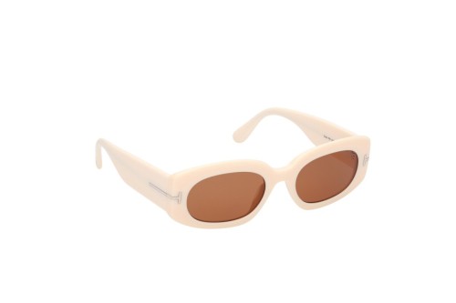 Tom Ford FT1187-F CIELLE - 25E - 54 Sonnenbrillen Beige Oval