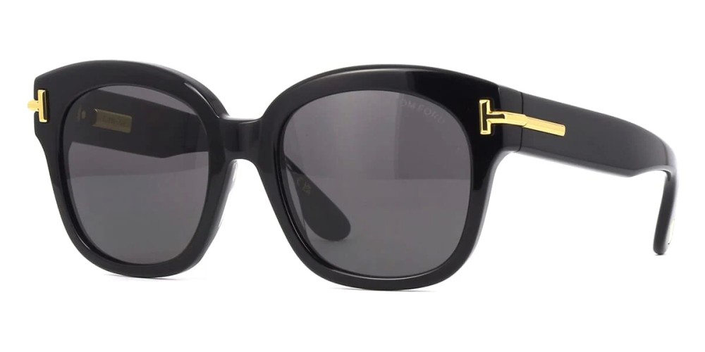 Tom Ford FT1235 ICON COLLECTION - 01A - 55 Sonnenbrillen Schwarz Kissenform (Abgerundet)
