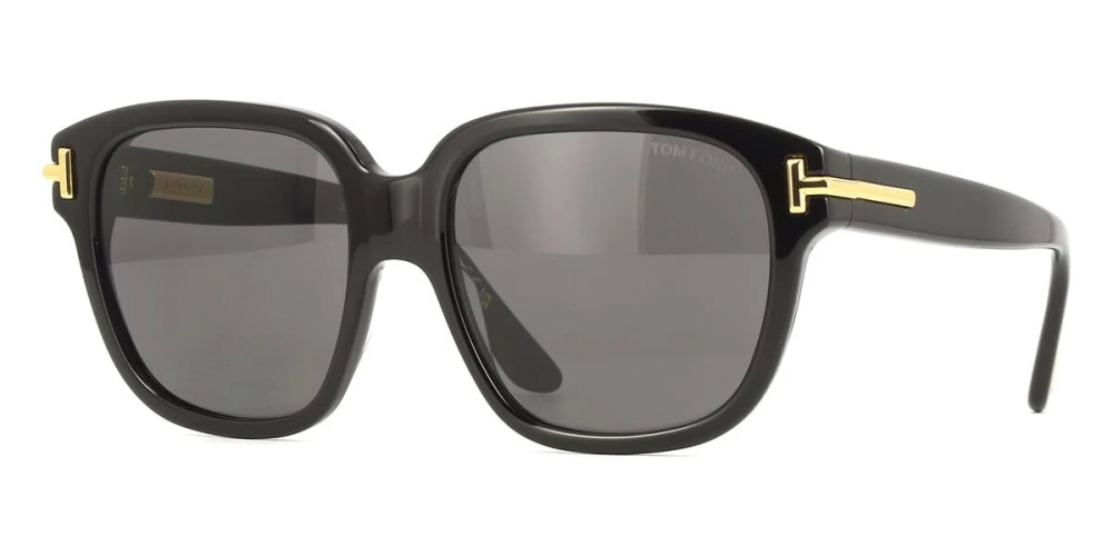 Tom Ford FT1236 ICON COLLECTION - 01A - 58 Sonnenbrillen Schwarz Eckig
