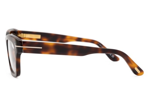 Tom Ford TF6036-B - 053 - 52 - MIT BLAU-VIOLETTEM LICHTFILTER-GLÄSERN Brillenfassungen Havanna Eckig