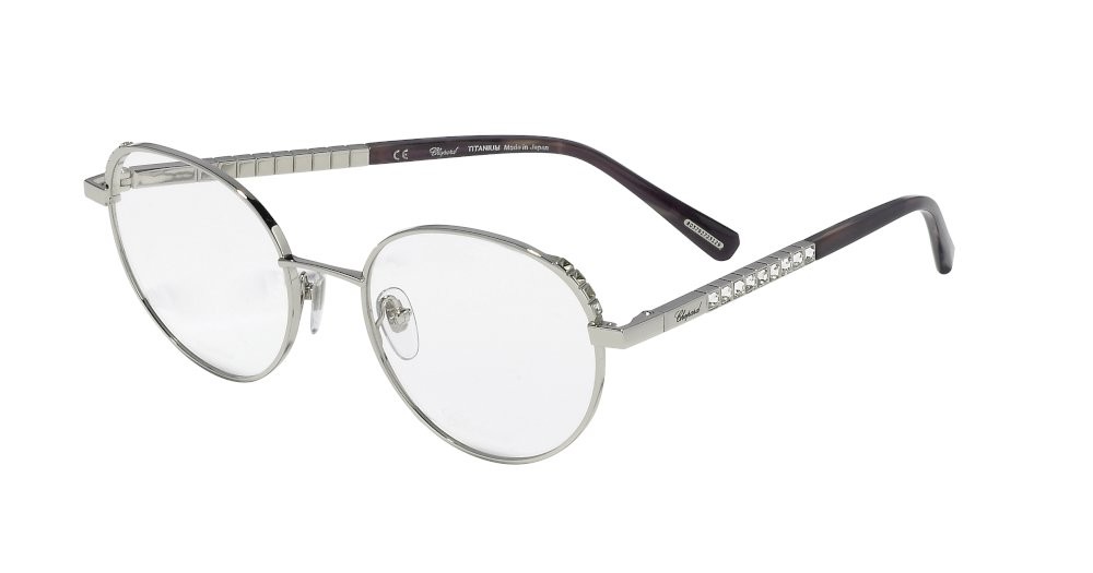 Chopard VCHD50S - 0579 - 53 Brillenfassungen Silber Oval