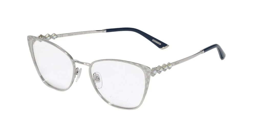 Chopard VCHD51S - 0579 - 54 Brillenfassungen Silber Cat Eye