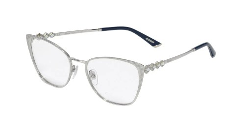 Chopard VCHD51S - 0579 - 54 Brillenfassungen Silber Cat Eye