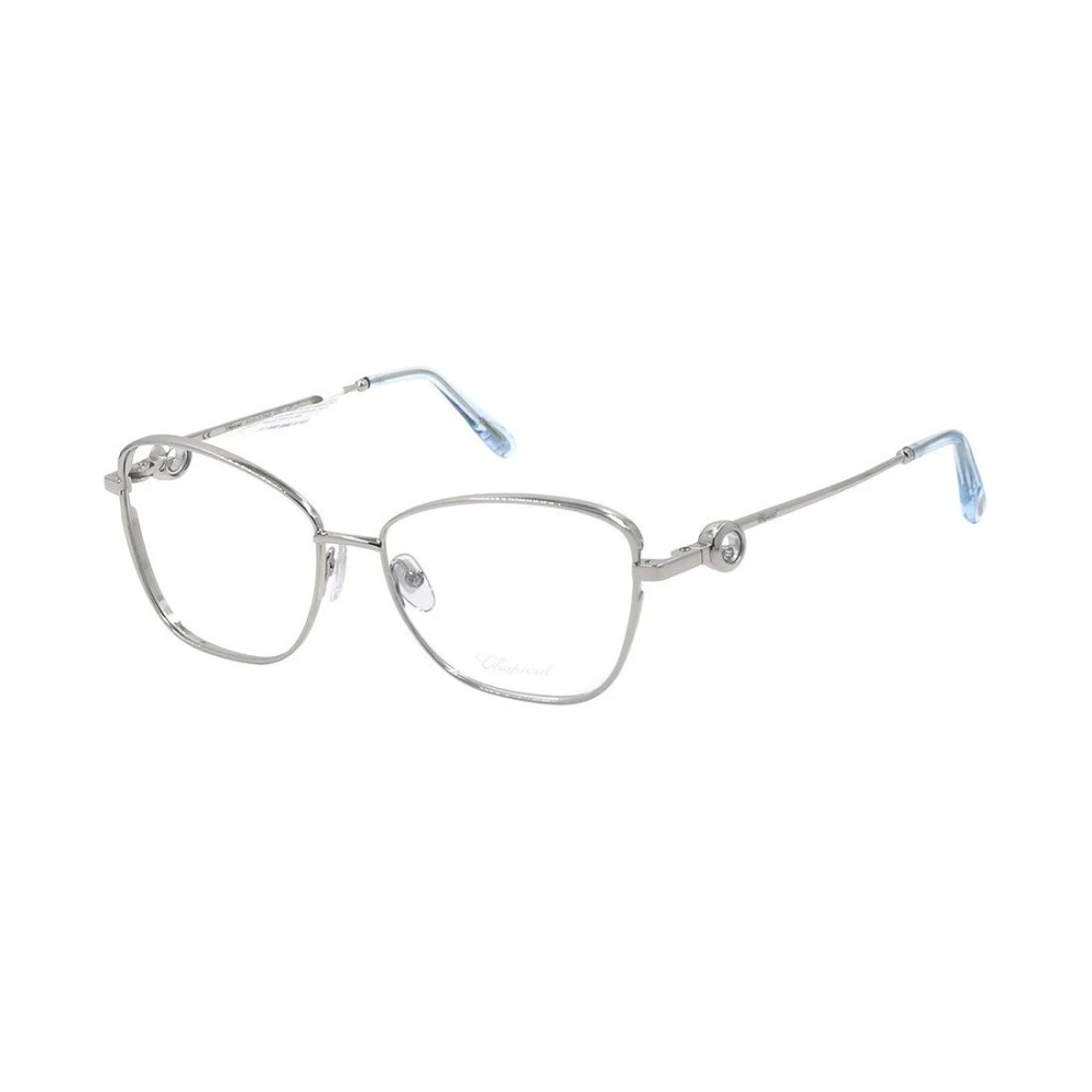 Chopard VCHF15S - 0579 - 55 Brillenfassungen Silber Cat Eye
