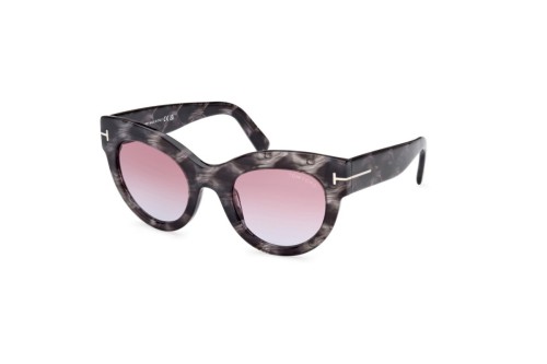 Tom Ford FT1063 LUCILLA - 56Z - 51 Sonnenbrillen Havanna Cat Eye