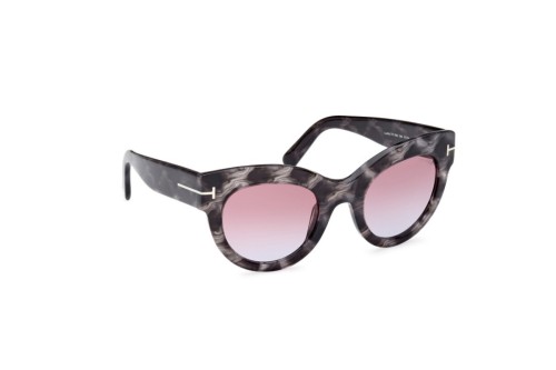 Tom Ford FT1063 LUCILLA - 56Z - 51 Sonnenbrillen Havanna Cat Eye