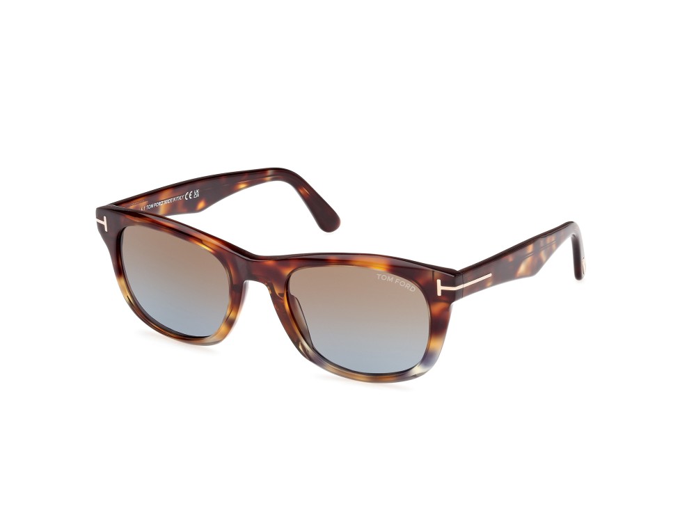 Tom Ford FT1076 KENDEL - 56B - 54 Sonnenbrillen Havanna Eckig
