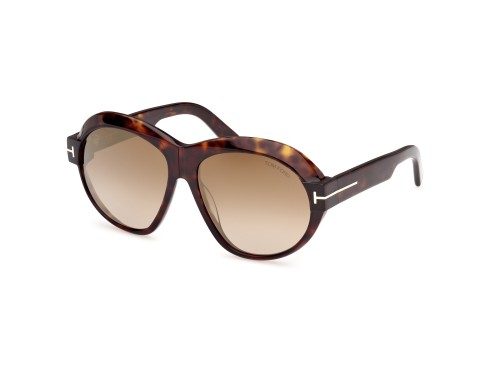 Tom Ford FT1113 ECO INGER - 52G - 59 Sonnenbrillen Havanna Schild